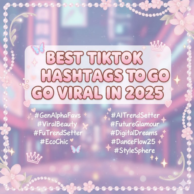 Best Hashtags to Go Viral on TikTok in 2025 Trending Tags