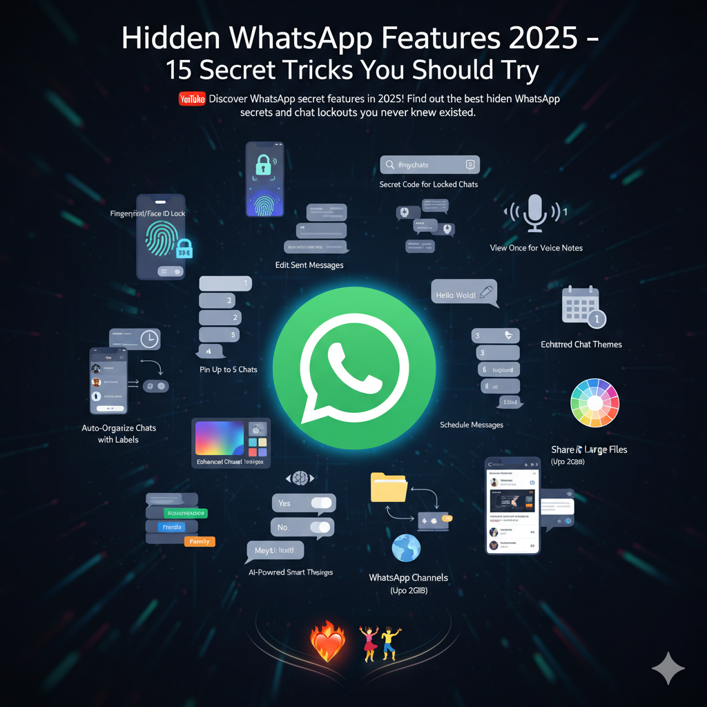 Hidden WhatsApp Features 2025 – 15 Secret Tricks You Should Try