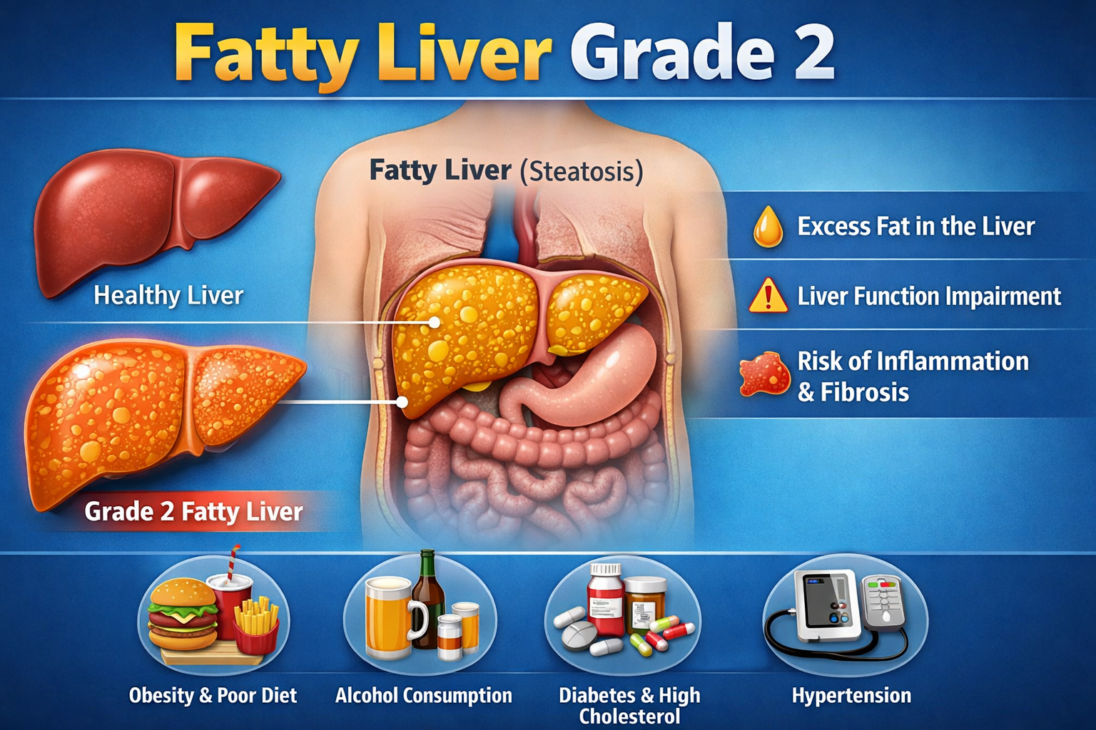 fatty liver grade 2